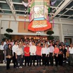 The Cantonese community leaders taking a Group photograph